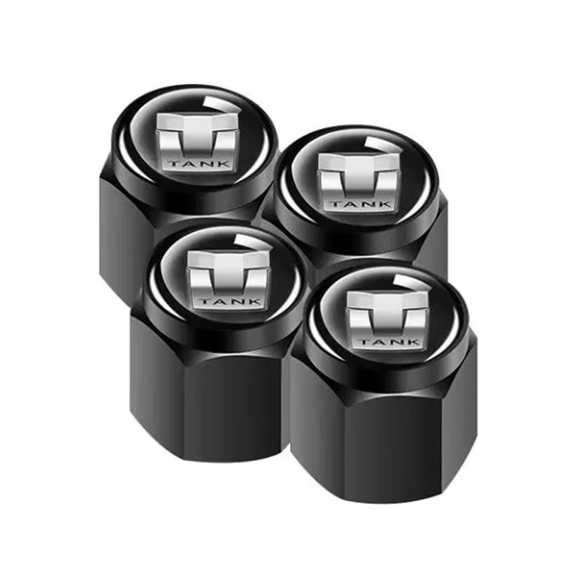 4 Piece Set Car Wheel Tire Valve Cover Aluminum Alloy Dust Cover Auto Accessories for Great Wall Car Tank 300 500 400 700 2023, view 4
