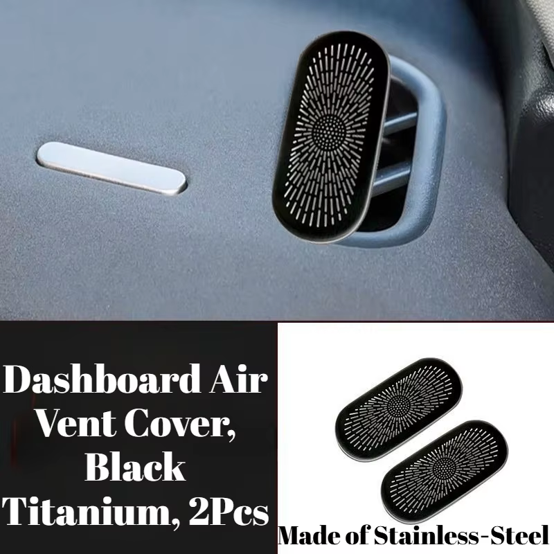 Stainless‑Steel Interior Trim,Dashboard Air Vent & A‑Pillar Speaker Cover,Modification Protective Accessories for GWM ORA 5 2026, view 4