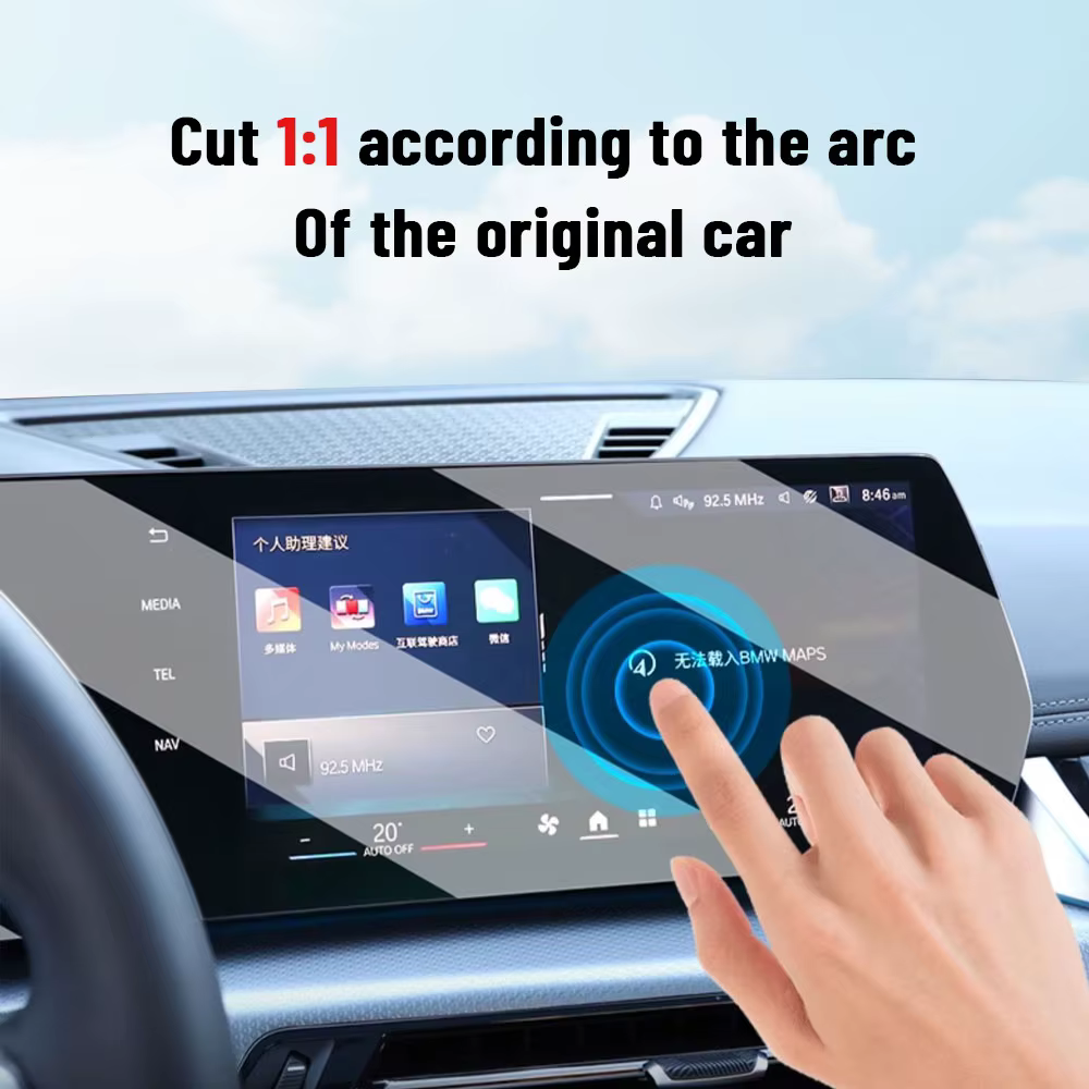 Anti-scratch Car Interior Center Console Media Dashboard Navigation TPU Protector Film For GWM TANK 500 2023 2024 Accessories, view 6