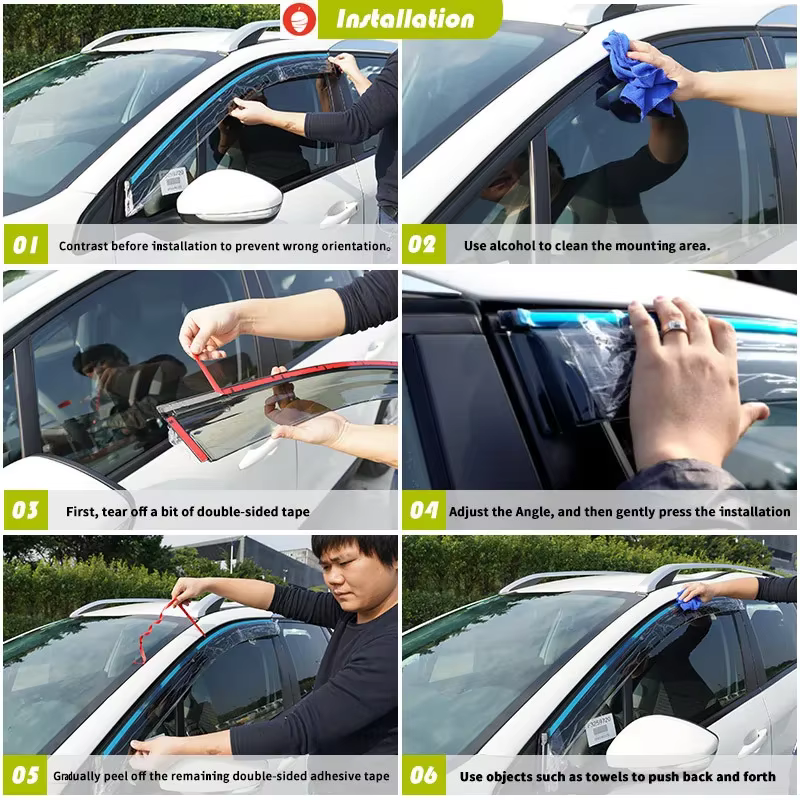 Window Visor Deflectors, supplier photo 4