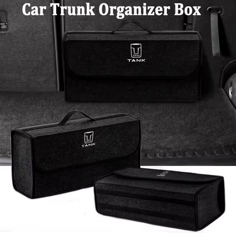 Car Trunk Storage Box Organizer Foldable Stowing Tidying Container Bag For Great Wall GWM Tank 300 Tank500 City 300 Border, view 2