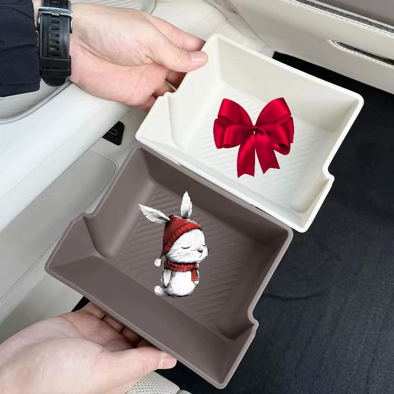 Hidden Storage Drawer Console Organizer Tray for 2026 GWM ORA 5 Under Armrest Center Console Interior Accessories, view 3