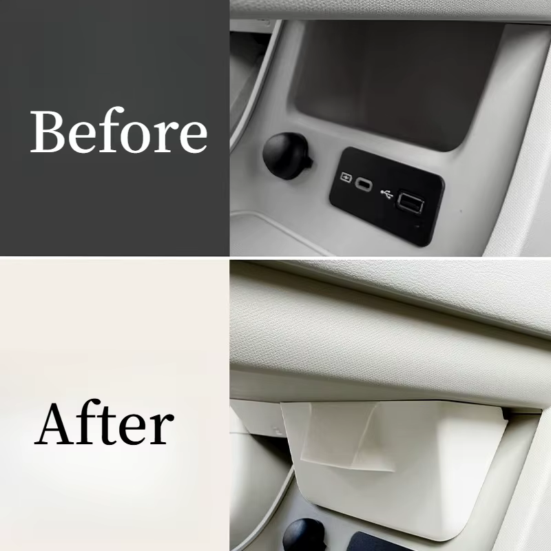 Hidden Storage Drawer Console Organizer Tray for 2026 GWM ORA 5 Under Armrest Center Console Interior Accessories, view 4