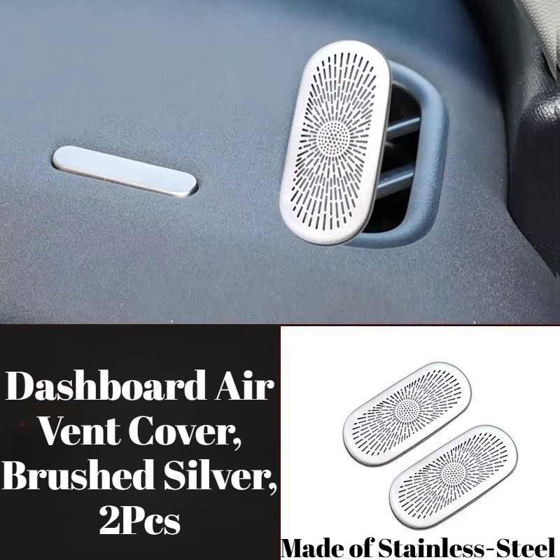 Stainless‑Steel Interior Trim,Dashboard Air Vent & A‑Pillar Speaker Cover,Modification Protective Accessories for GWM ORA 5 2026, view 5